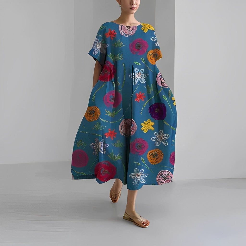 Vanessa – Loose Printed Dress - Image 4