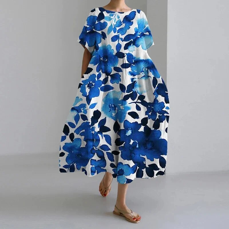 Vanessa – Loose Printed Dress - Image 11