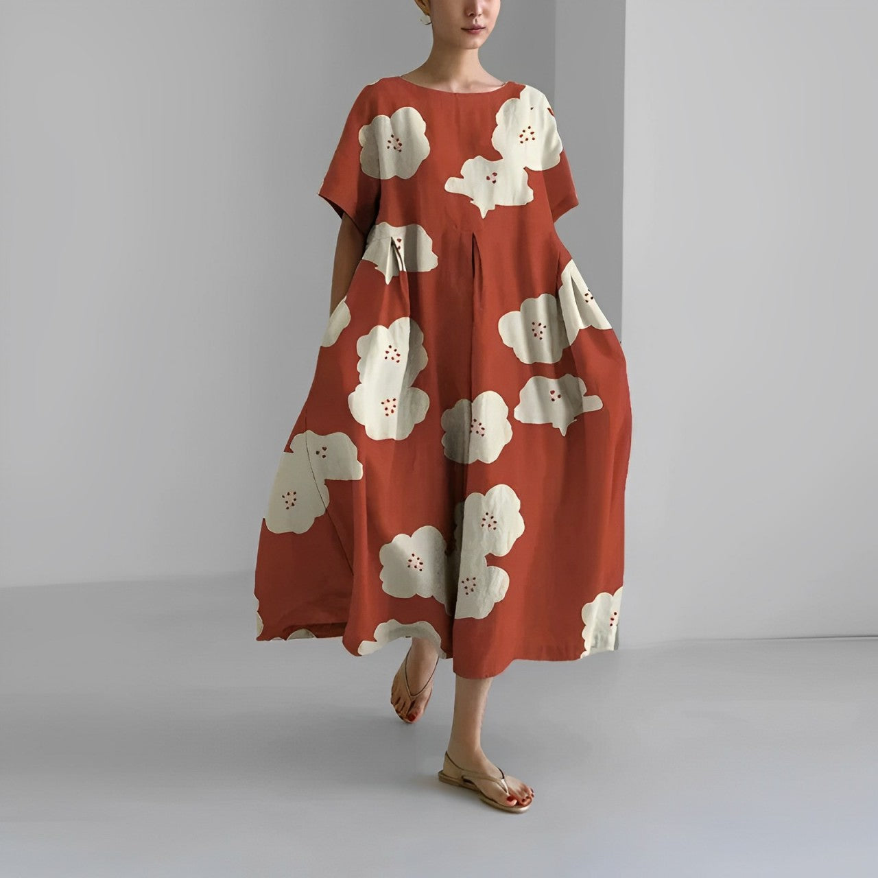 Vanessa – Loose Printed Dress - Image 8