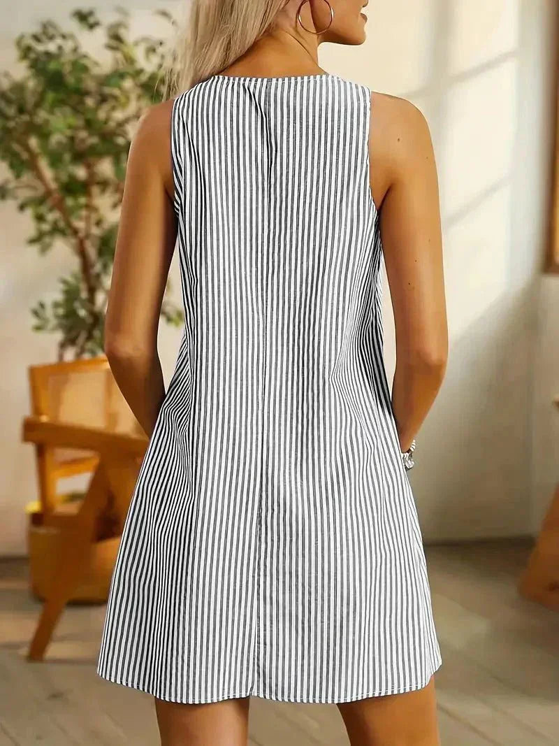 Lily – Women Striped Summer Dress - Image 5