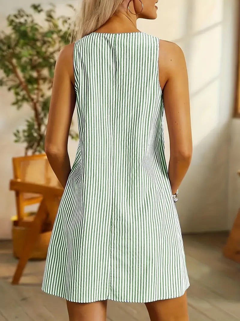 Lily – Women Striped Summer Dress - Image 8