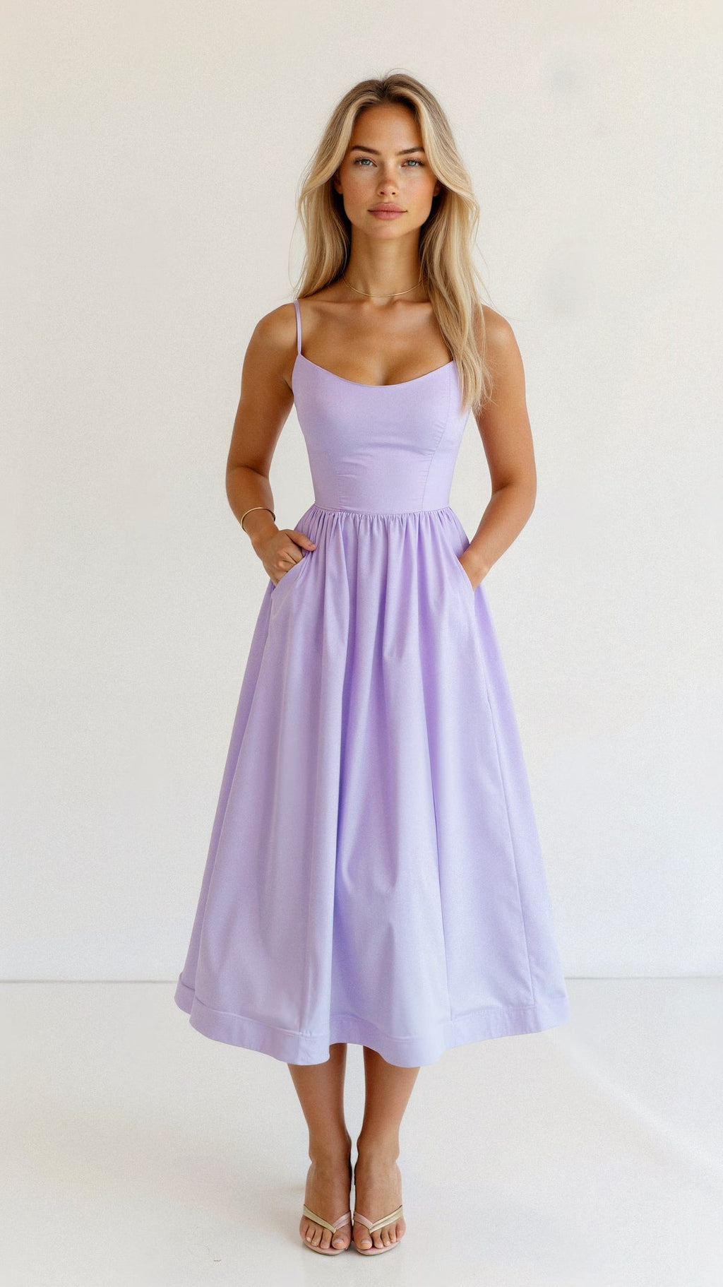 Carina – Elegant Sleeveless Summer Dress - Image 6
