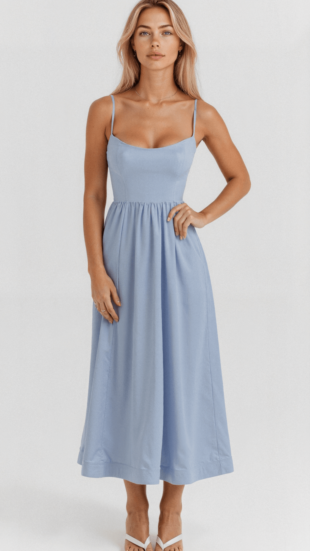 Carina – Elegant Sleeveless Summer Dress - Image 7