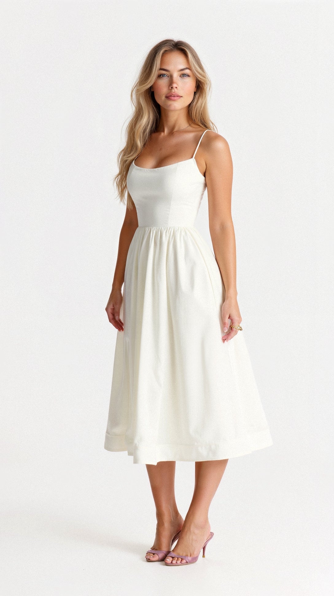 Carina – Elegant Sleeveless Summer Dress - Image 4