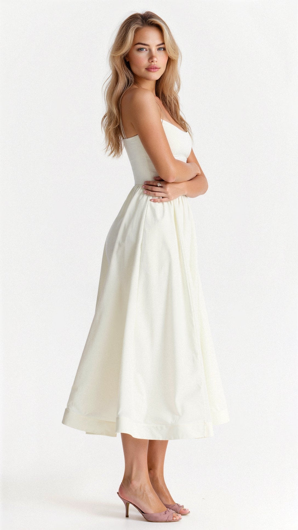 Carina – Elegant Sleeveless Summer Dress - Image 3