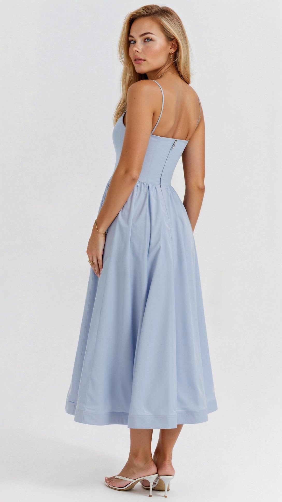 Carina – Elegant Sleeveless Summer Dress - Image 1