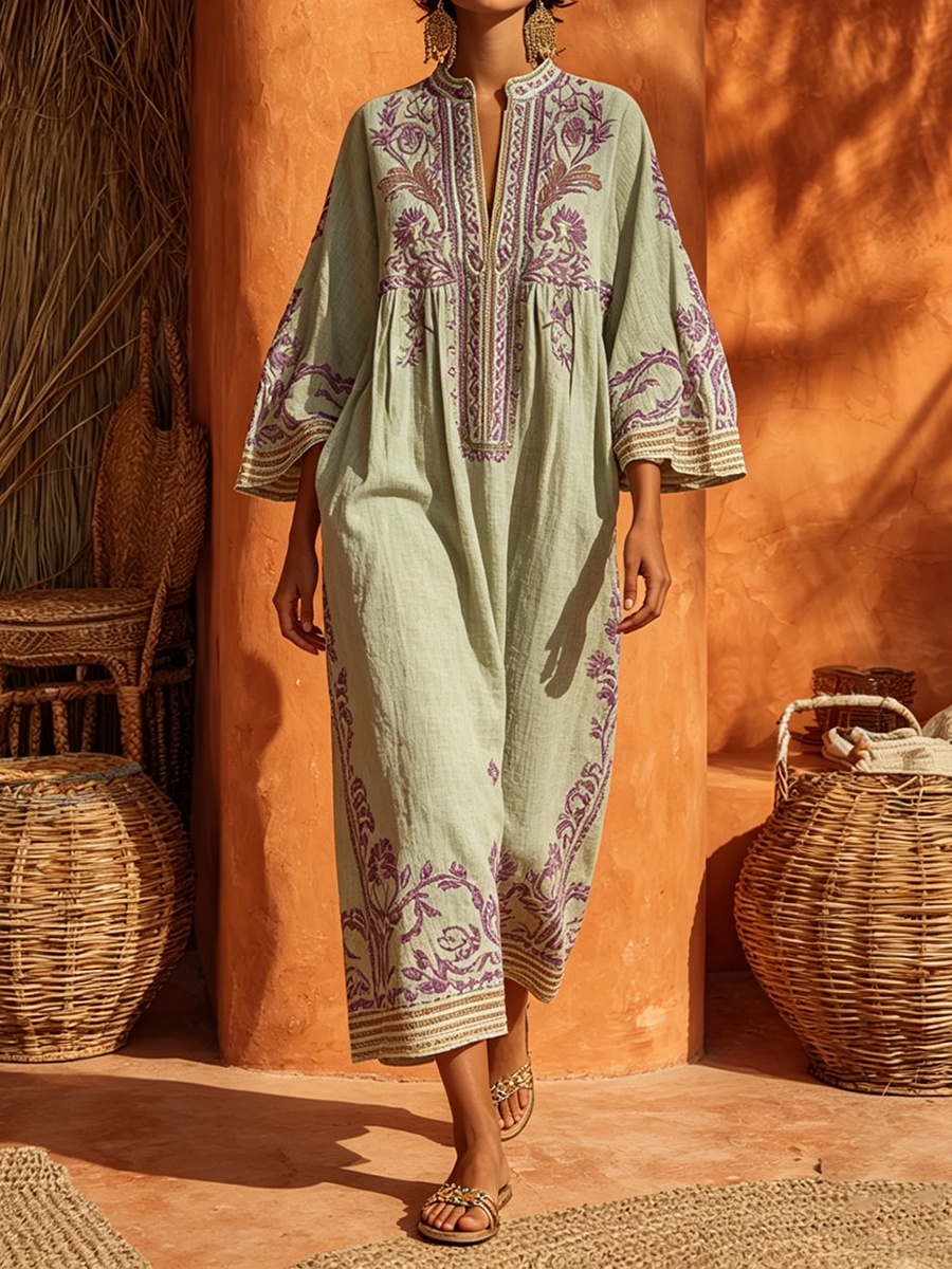 Marlies – Bohemian Floral Summer Dress - Image 2