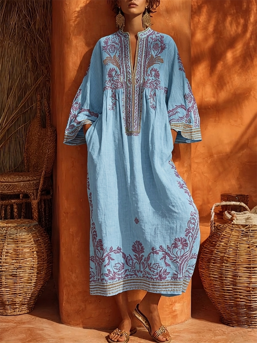Marlies – Bohemian Floral Summer Dress - Image 1