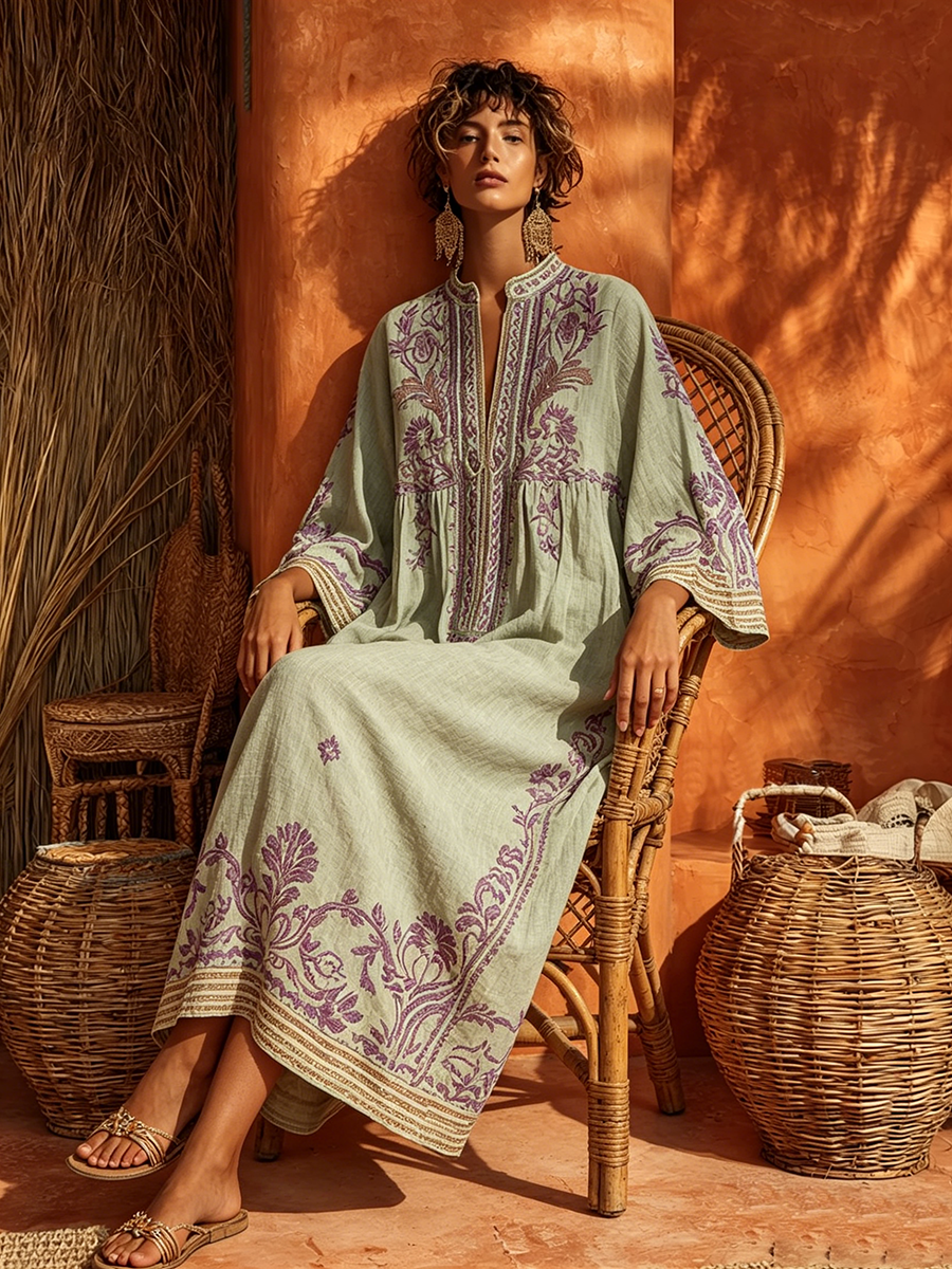 Marlies – Bohemian Floral Summer Dress - Image 3