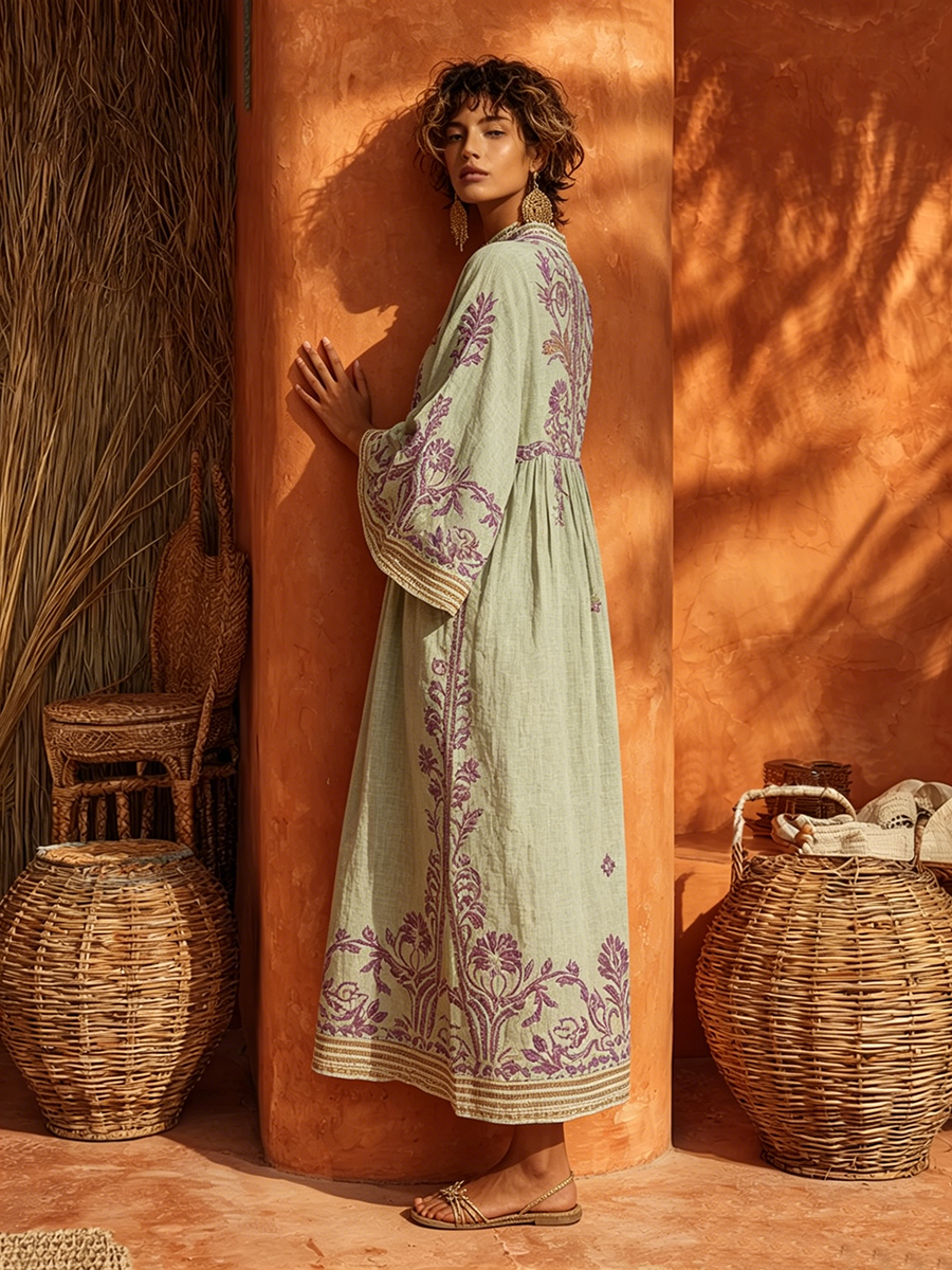 Marlies – Bohemian Floral Summer Dress - Image 4