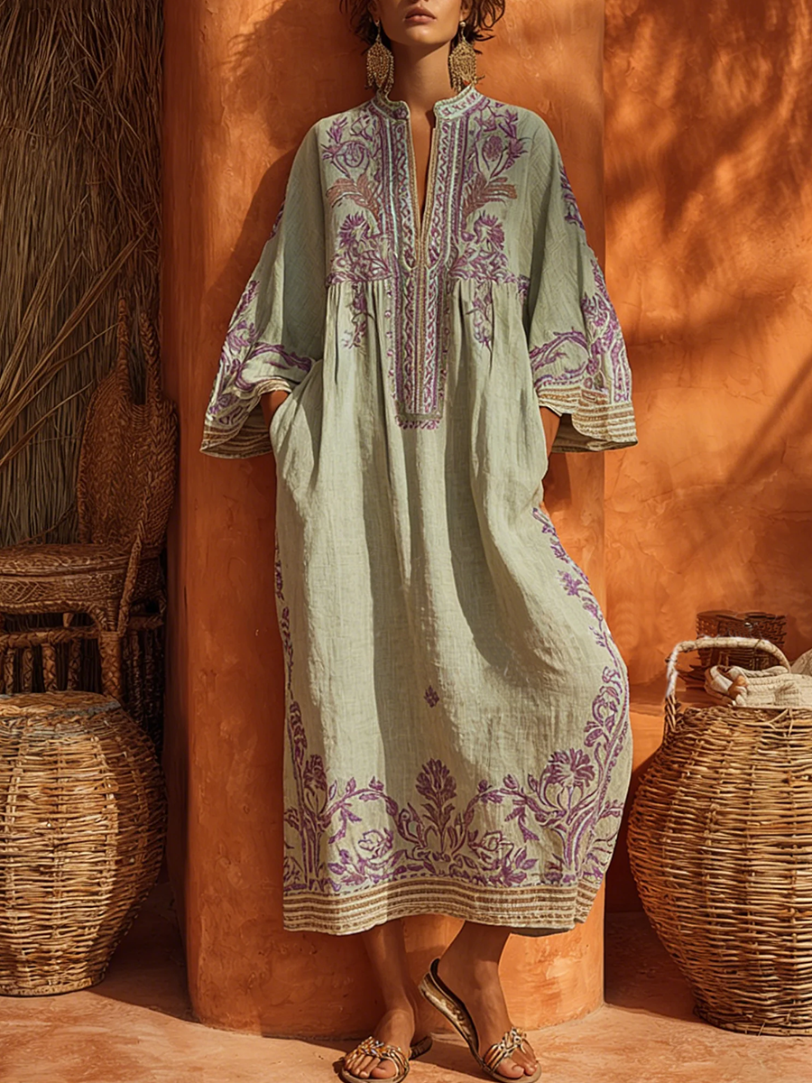 Marlies – Bohemian Floral Summer Dress - Image 5