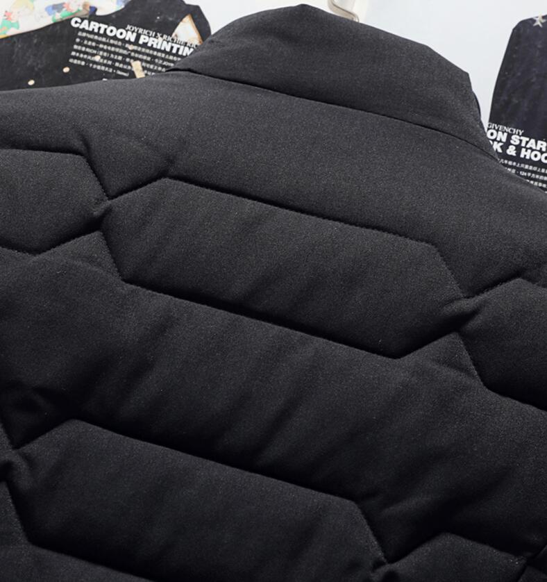 Quilted men's jacket in a slim fit with a zipper - J&B; - 6 - Elvaroza.com
