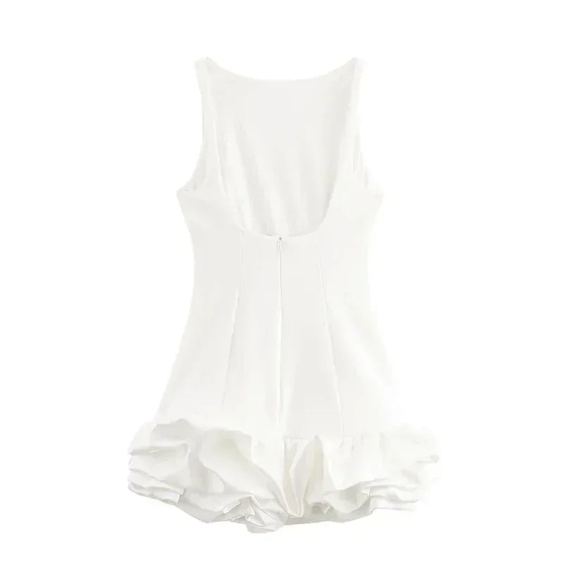 Vanessa – Ruffled and Open Back  Dress - Image 5