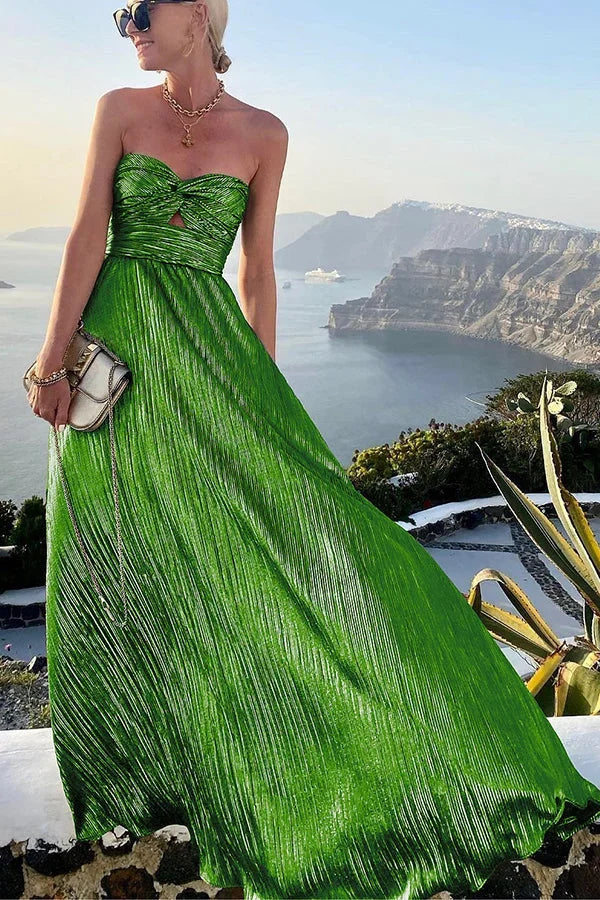 Ingrid – Elegant Strapless Wedding Guest Dress - Image 12