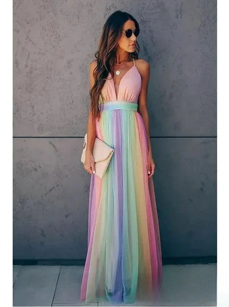 Julia – Elegant Backless Wedding Guest Dress - Image 1