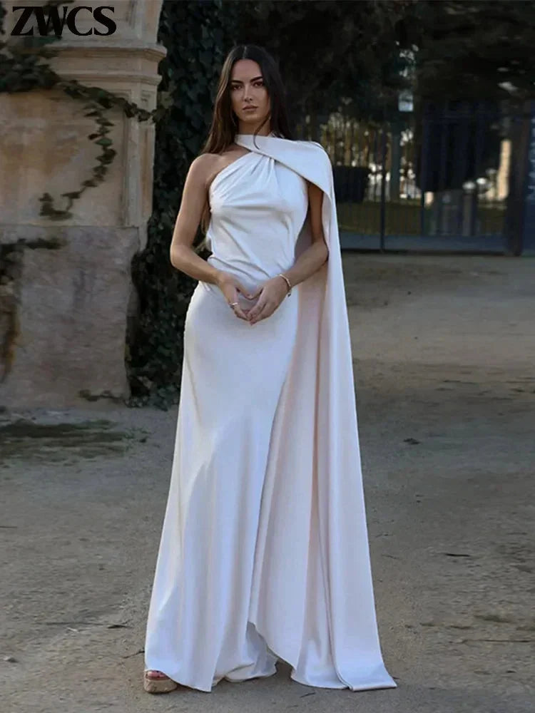 Hannah – One Shoulder Wedding Guest Dress - Image 8