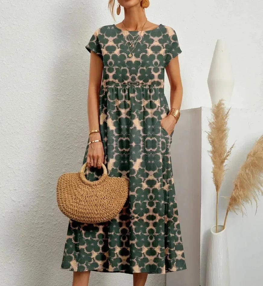 Ines – Floral with Pockets Summer Dress - Image 10