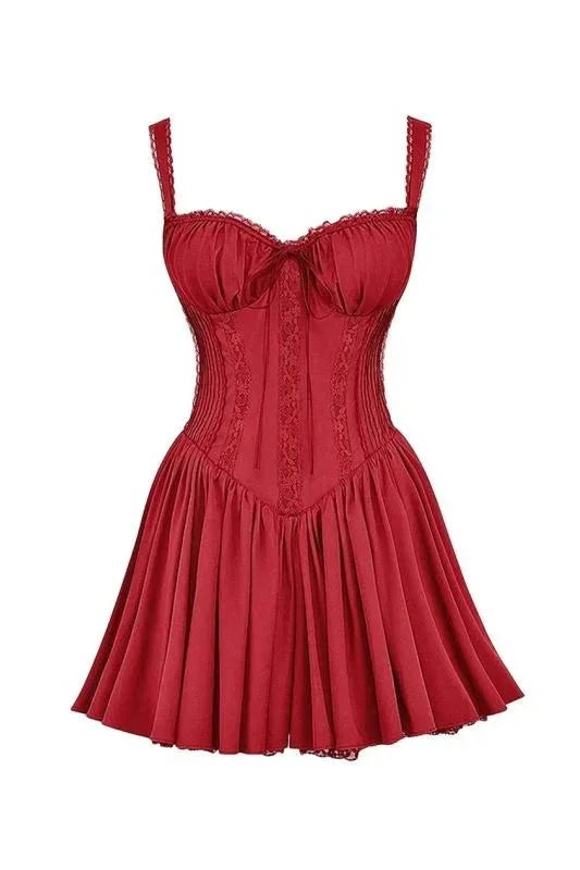 Marie – Short Flared Wedding Guest Dress - Image 2