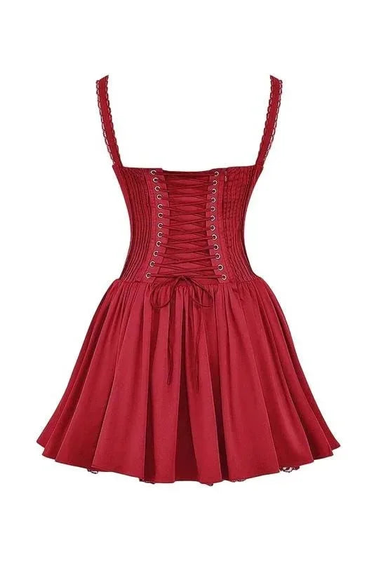 Marie – Short Flared Wedding Guest Dress - Image 3