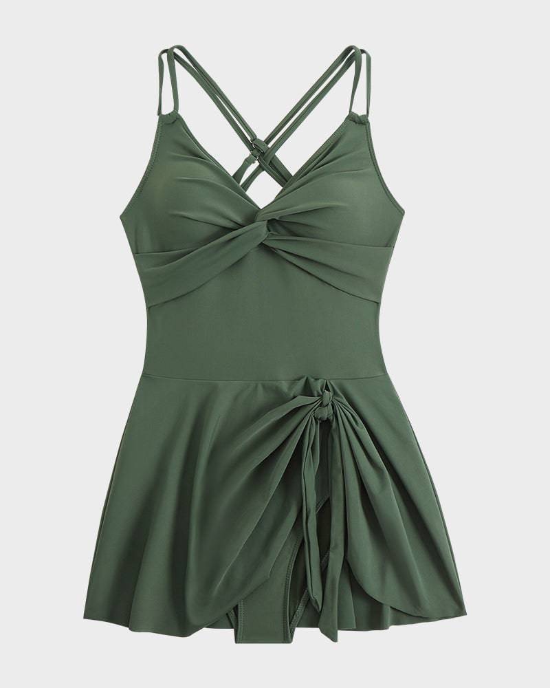 Paula – Women Flattering Swim Dress Swimsuit - Image 9