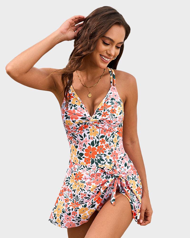 Paula – Women Flattering Swim Dress Swimsuit - Image 5