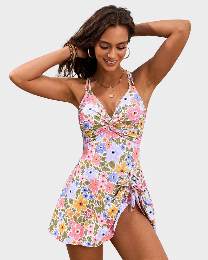 Paula – Women Flattering Swim Dress Swimsuit - Image 4
