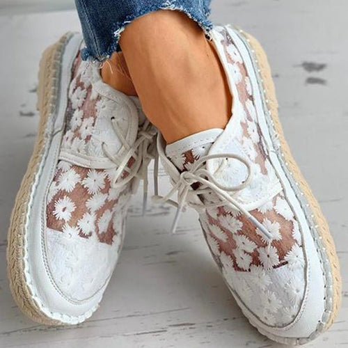 Amelie – Women Floral Embroidered Casual Shoes - Image 2