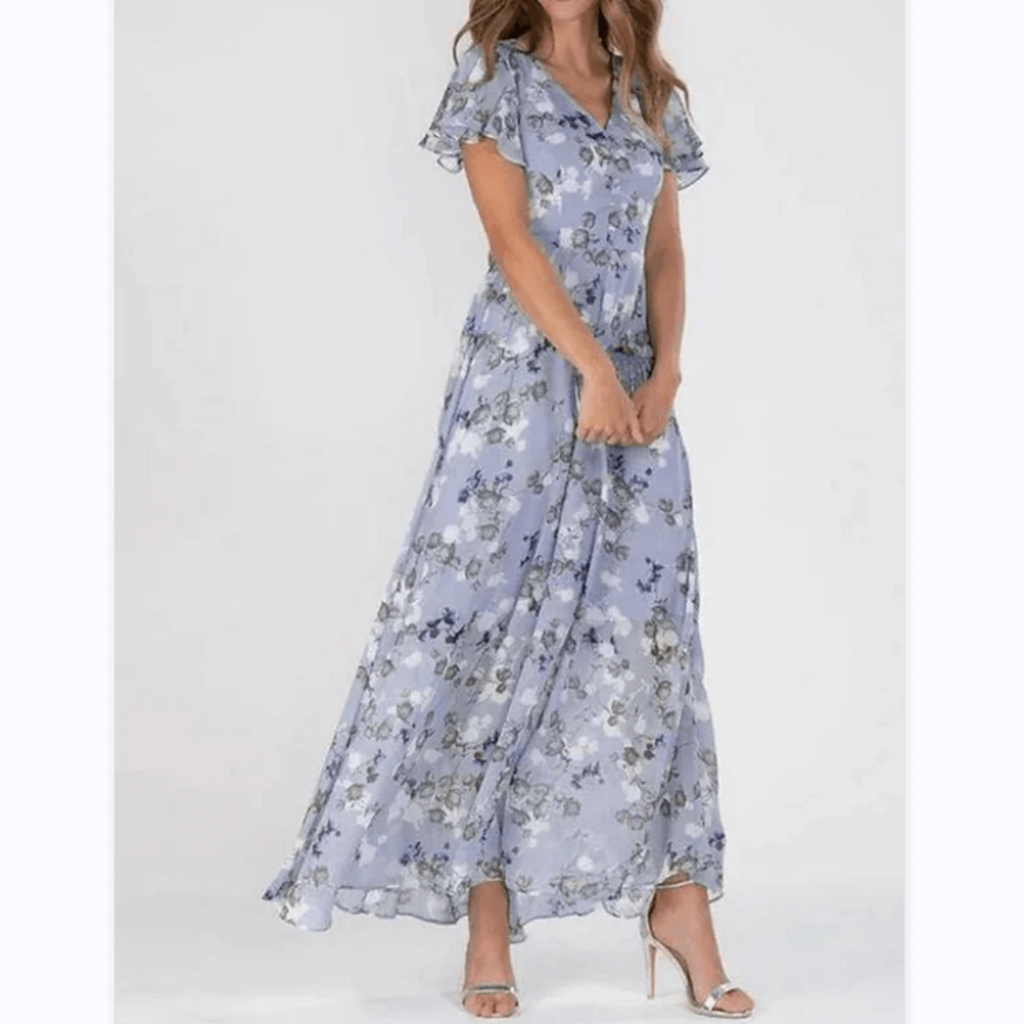 Isla – Women Floral Maxi Dress - Image 3
