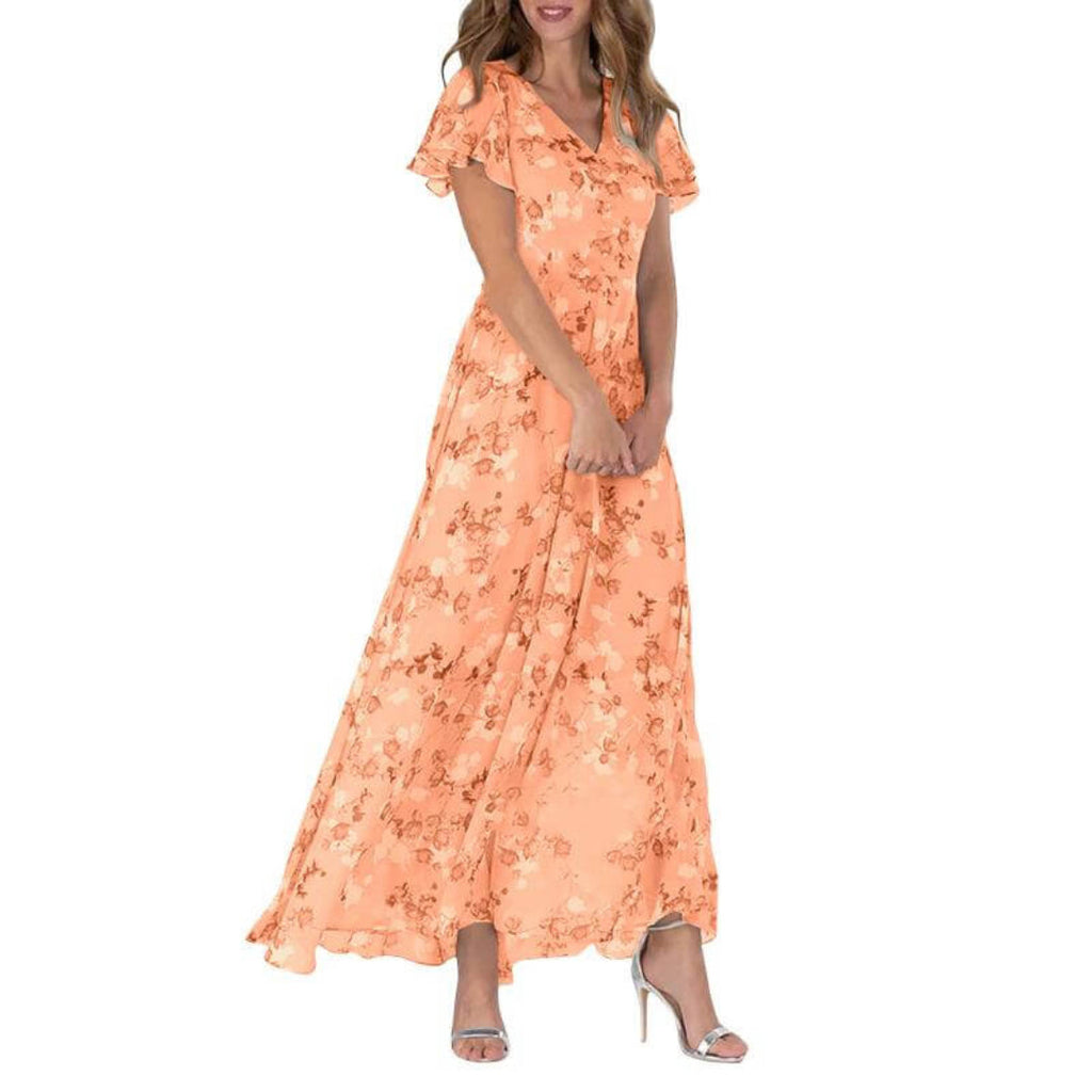 Isla – Women Floral Maxi Dress - Image 1