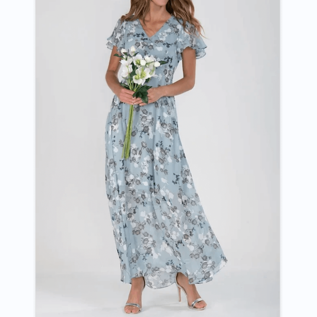 Isla – Women Floral Maxi Dress - Image 5