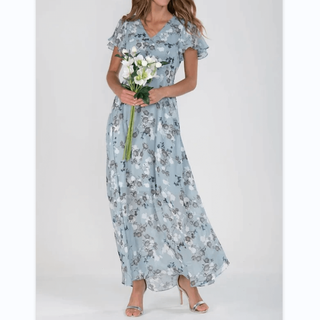 Isla – Women Floral Maxi Dress - Image 5