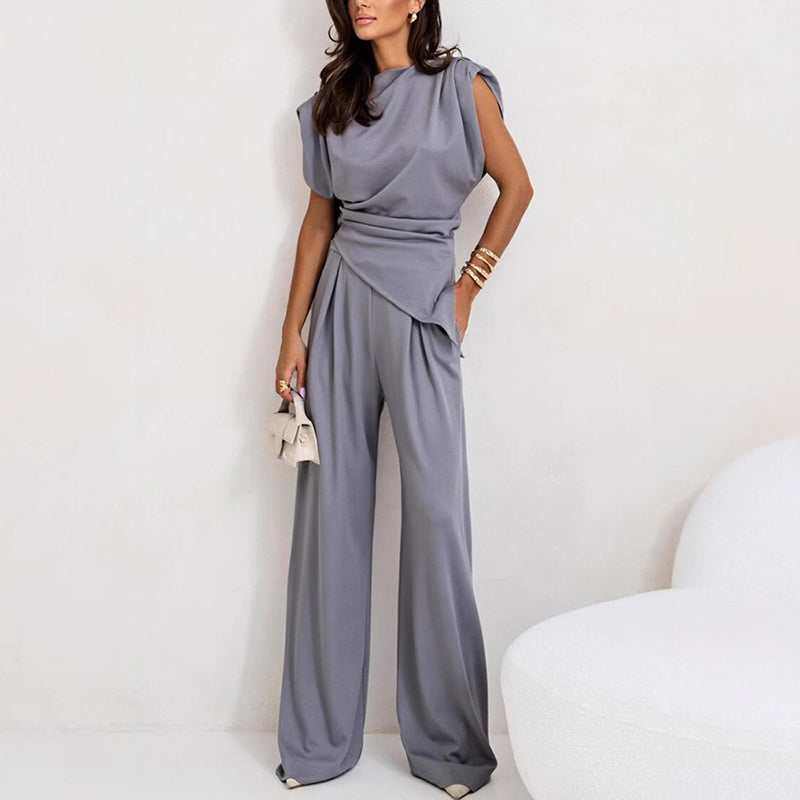 Elvira – Women Stylish Draped Jumpsuit - Image 15