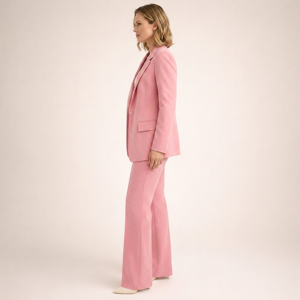 Two-piece set consisting of a fitted women's blazer and wide-leg pants - J&B; - 15 - Elvaroza.com