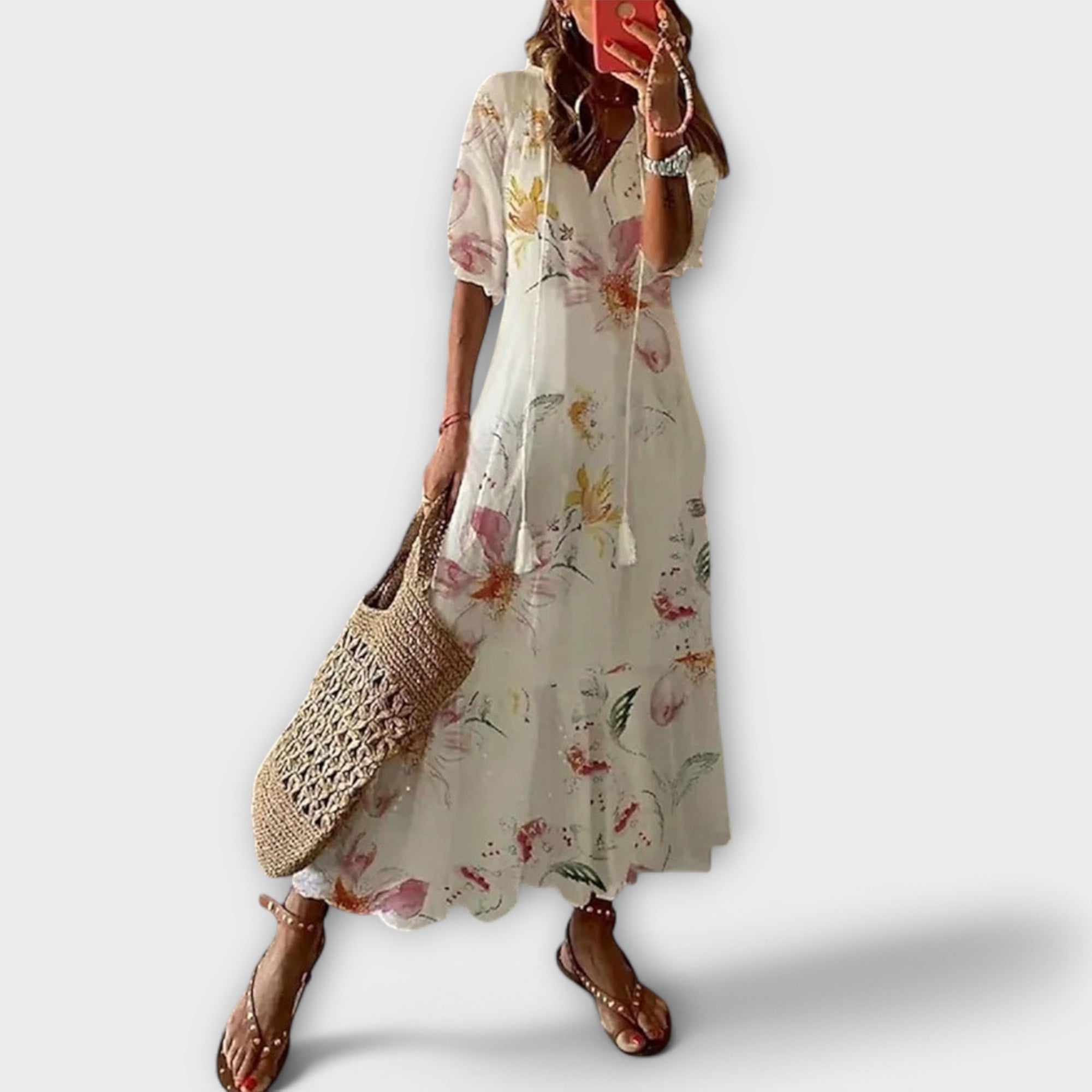 Carina – Floral Summer Maxi Dress - Image 5