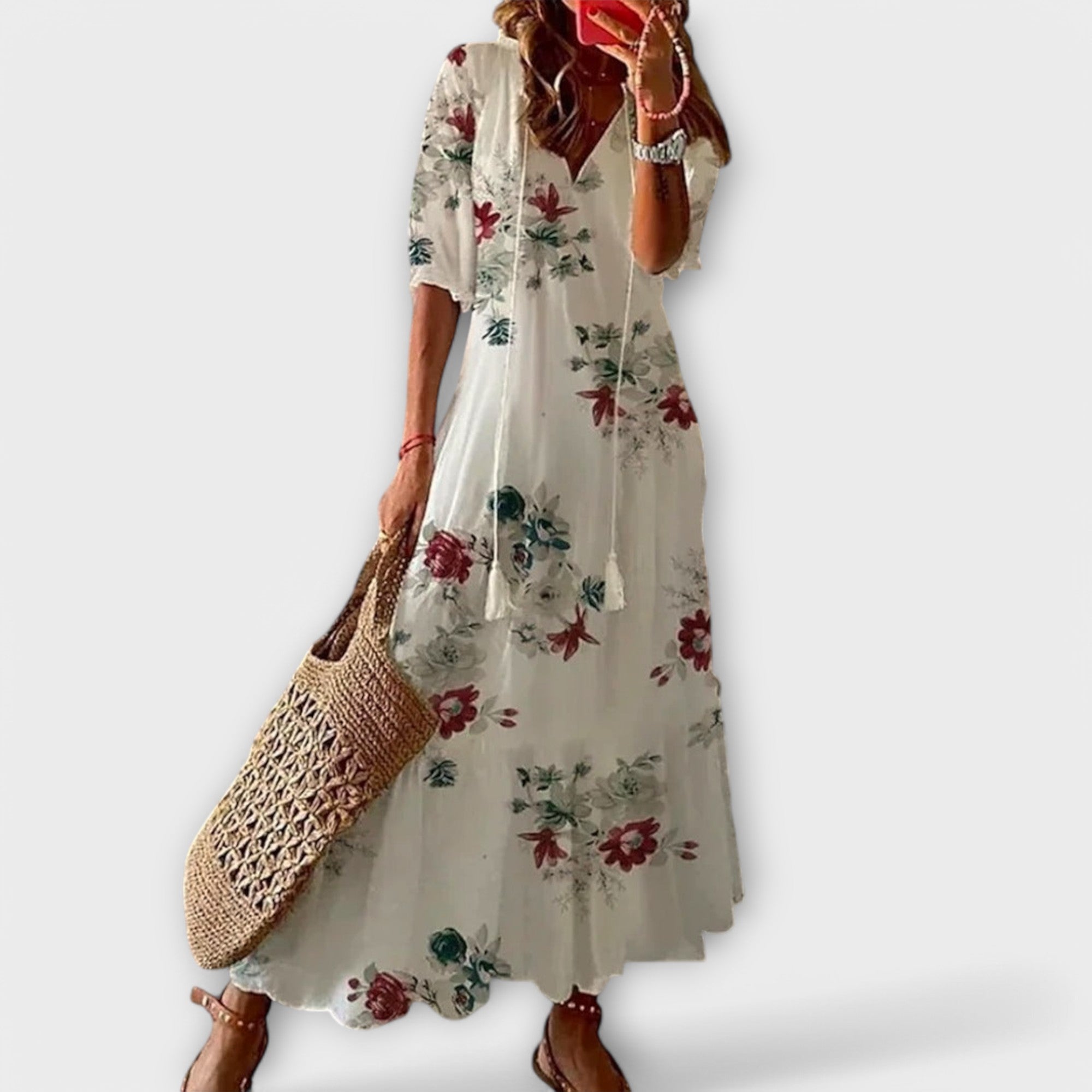 Carina – Floral Summer Maxi Dress - Image 7