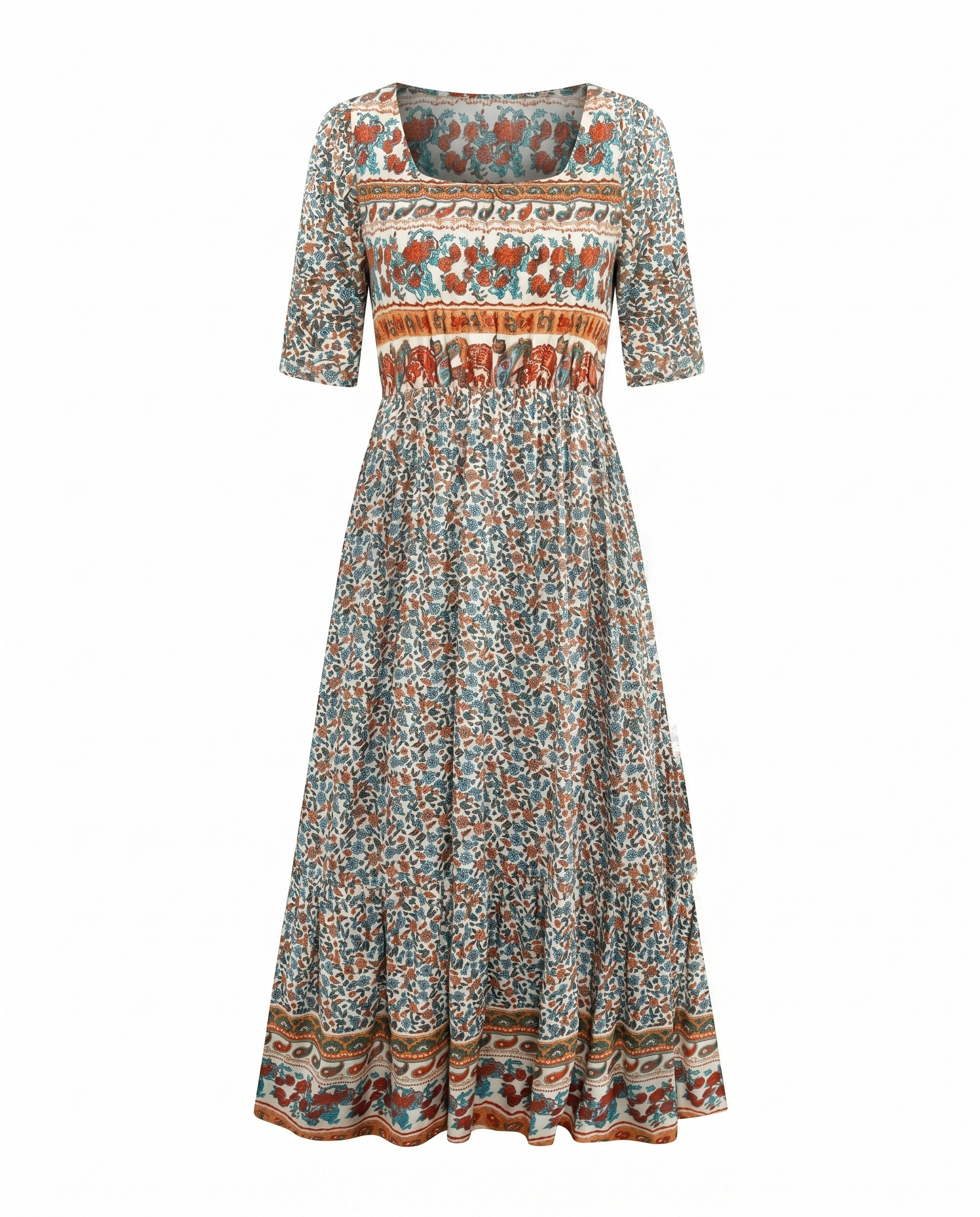 Amelia –  Round Neck Short Sleevei Dress - Image 6
