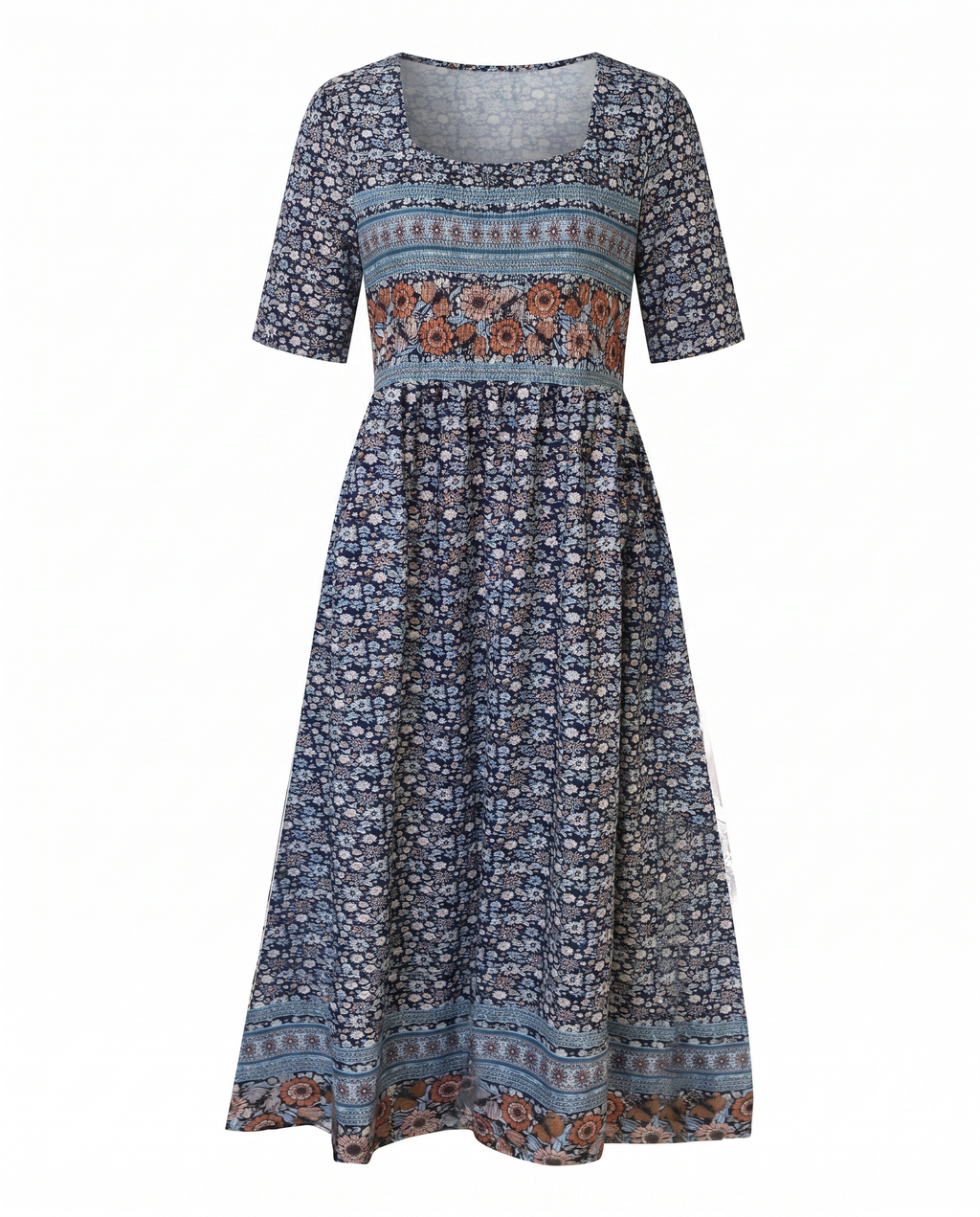 Amelia –  Round Neck Short Sleevei Dress - Image 7