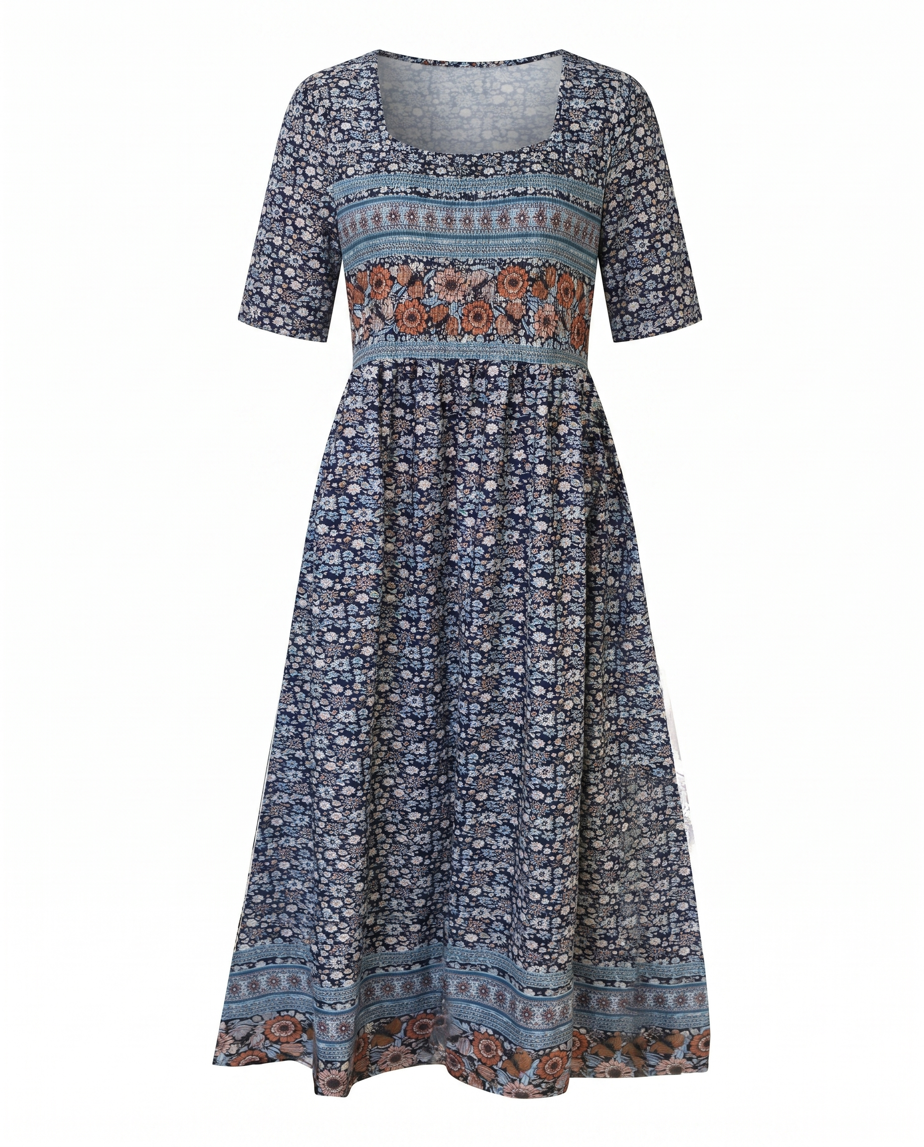 Amelia –  Round Neck Short Sleevei Dress - Image 7
