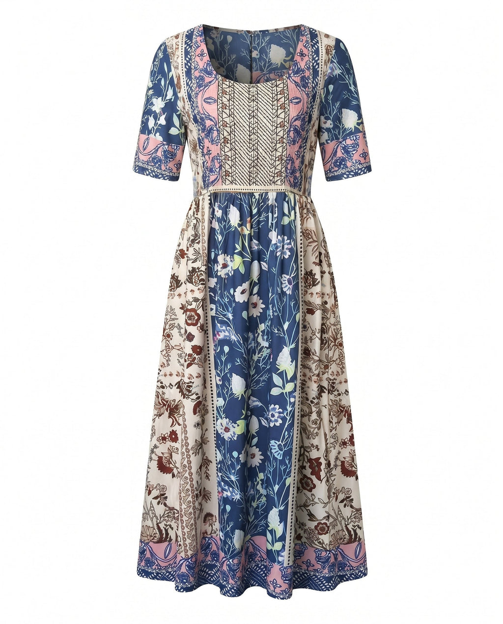 Amelia –  Round Neck Short Sleevei Dress - Image 8