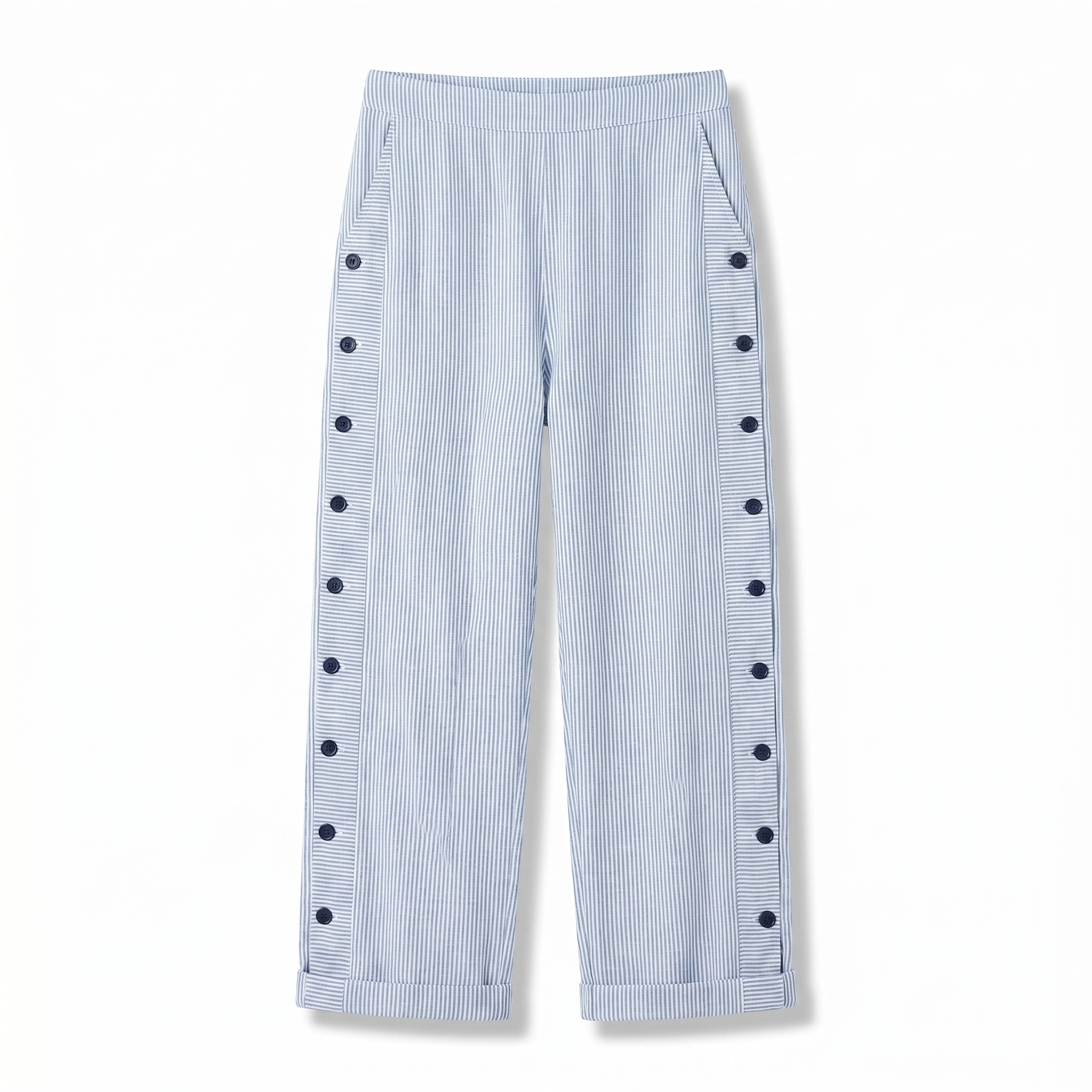 Sophia – Striped Lightweight Trousers - Image 6