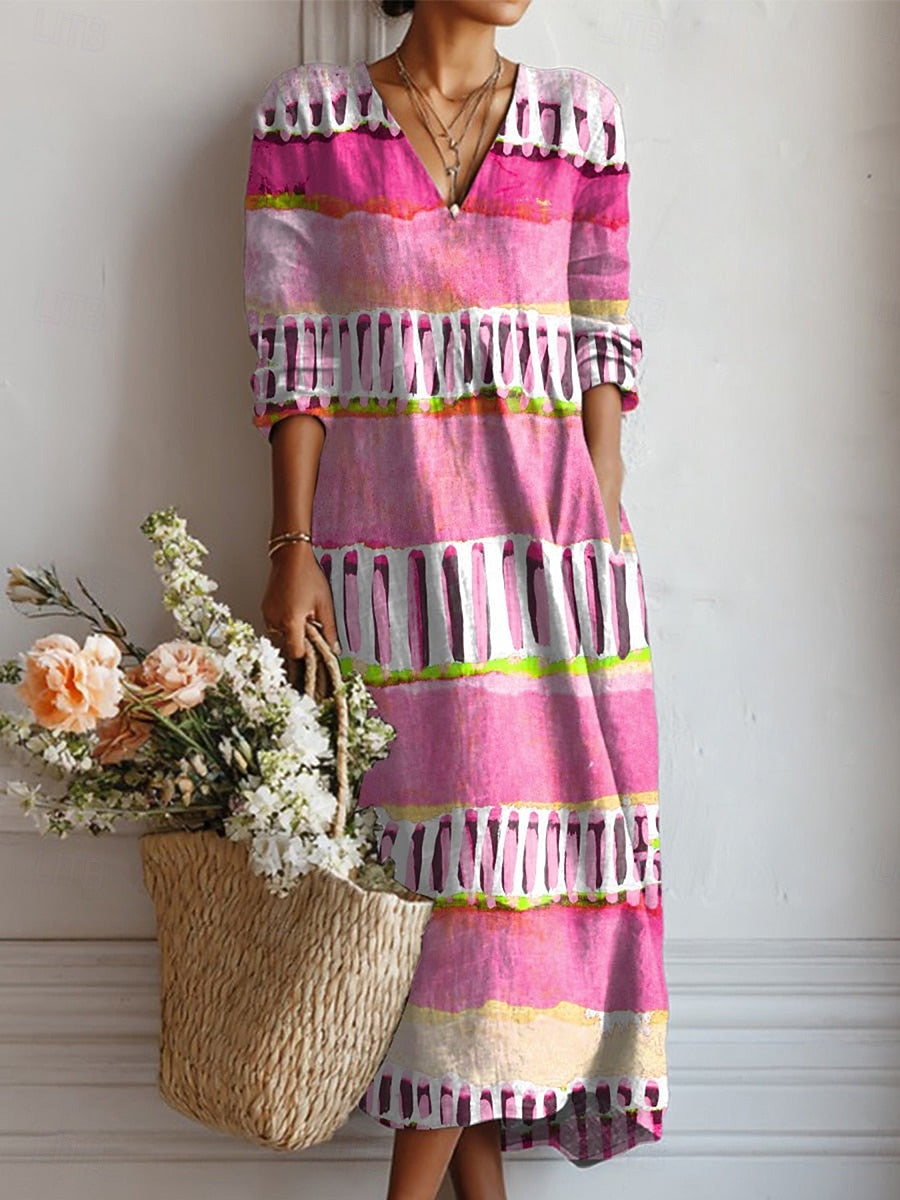Kirsten – Floral Comfort Dress - Image 1